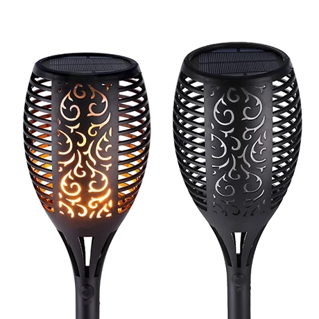 Solar-Tiki-Świeczniki | Solar-Torch Światło z Migoczącym Płomieniem