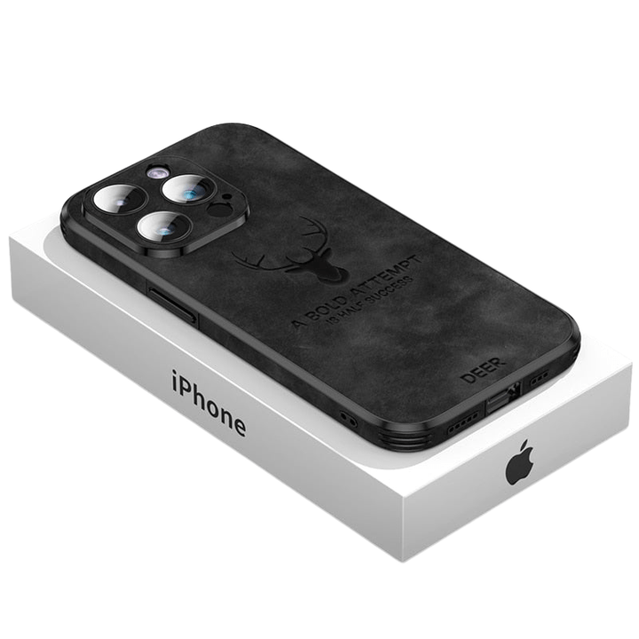 Skórzana Etui na iPhone z Ochroną przed Uderzeniami i Eleganckim Designem