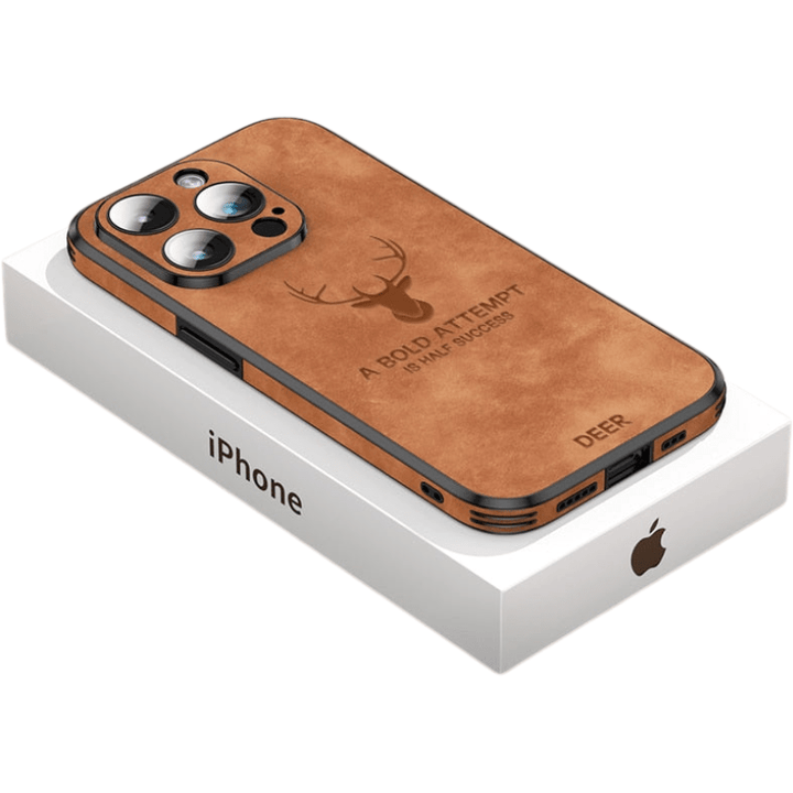 Skórzana Etui na iPhone z Ochroną przed Uderzeniami i Eleganckim Designem