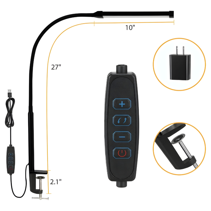 Lumière Efekt Bąbelków Nocna Lampa – Zasilana USB Dziewczęca Lampa Stołowa do Przytulnego Domu