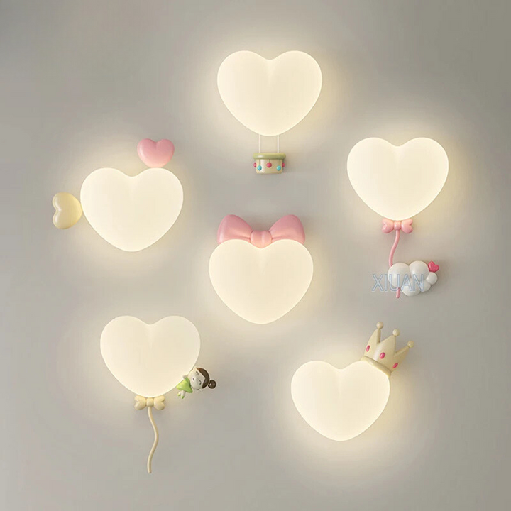 LoveLicht - Różowe Chmury LED Nocna Lampa