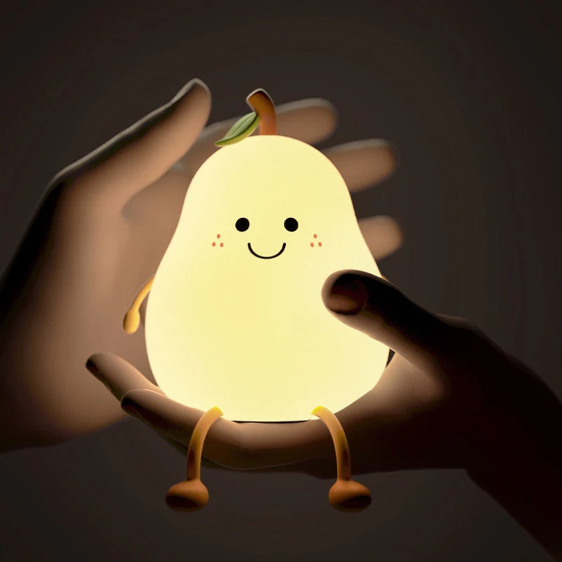 Radosna Lampa Nocna dla Dzieci - HappyPear |