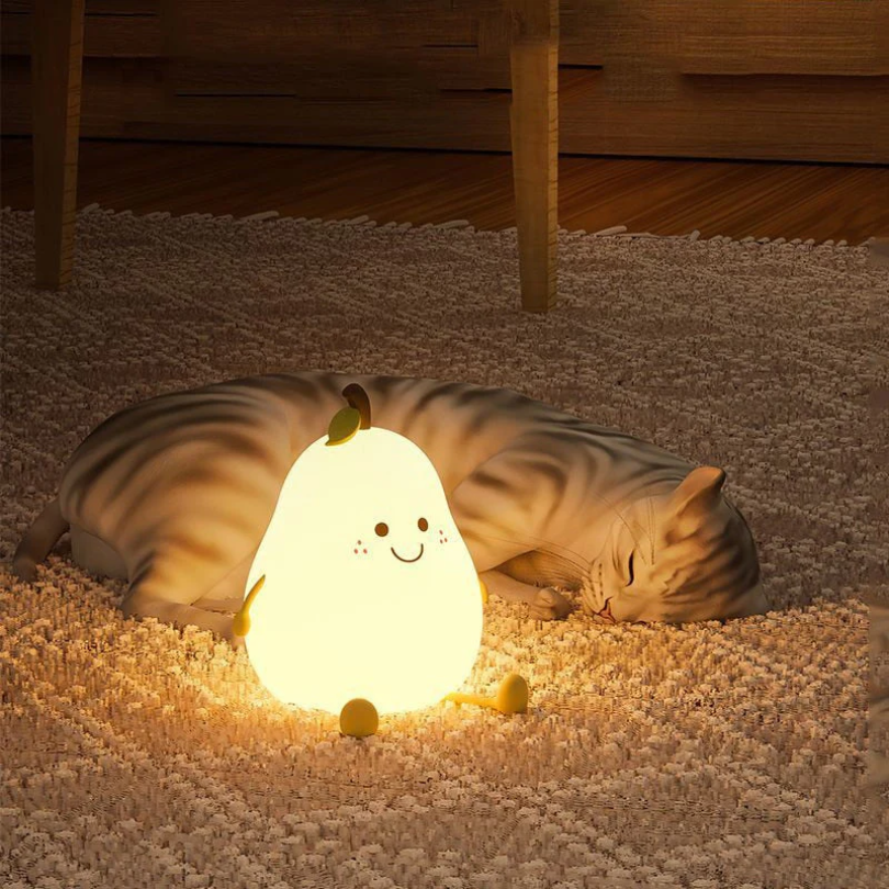 Radosna Lampa Nocna dla Dzieci - HappyPear |