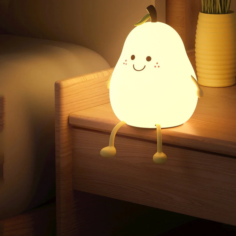 Radosna Lampa Nocna dla Dzieci - HappyPear |