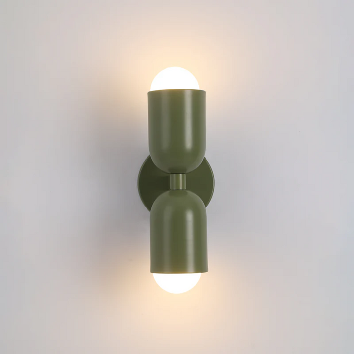 Design Podwójna Lampa LED Ścienna - colourwave