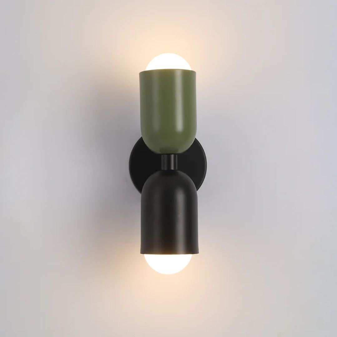 Design Podwójna Lampa LED Ścienna - colourwave