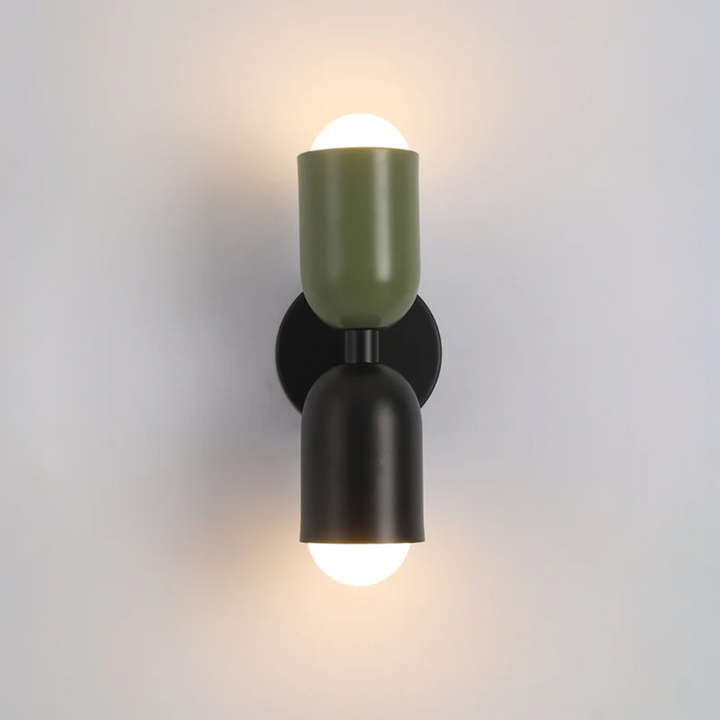 Design Podwójna Lampa LED Ścienna - colourwave