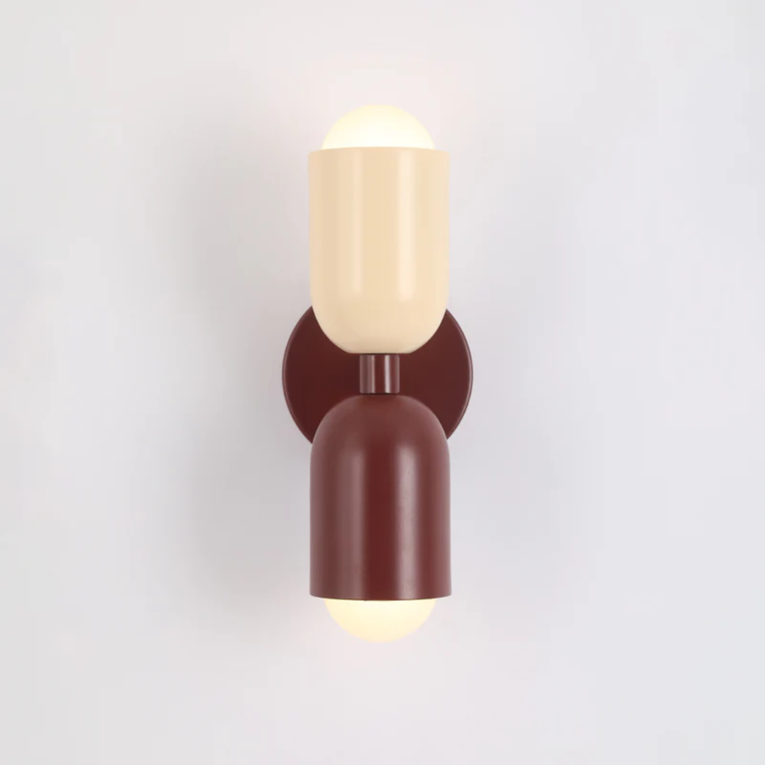 Design Podwójna Lampa LED Ścienna - colourwave