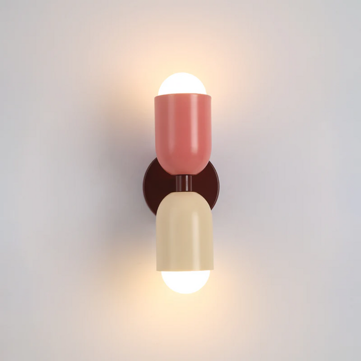 Design Podwójna Lampa LED Ścienna - colourwave