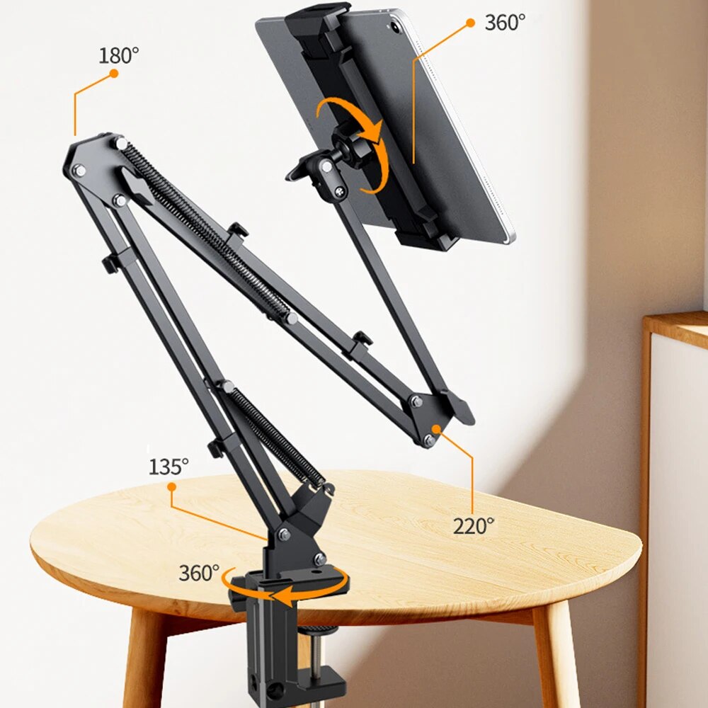Uchwyt na tablet – FlexiMount – obrót 360° – regulowany uchwyt