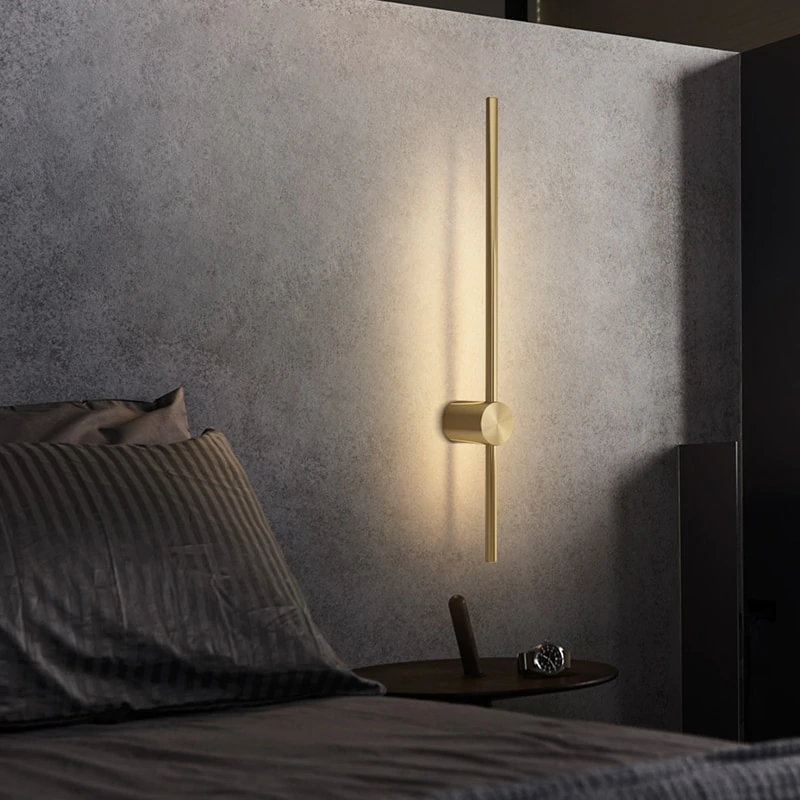 Nowoczesny Minimalistyczny LED Linearny Kinkiet Ścienny