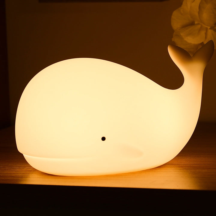 Lampka nocna w kształcie wieloryba