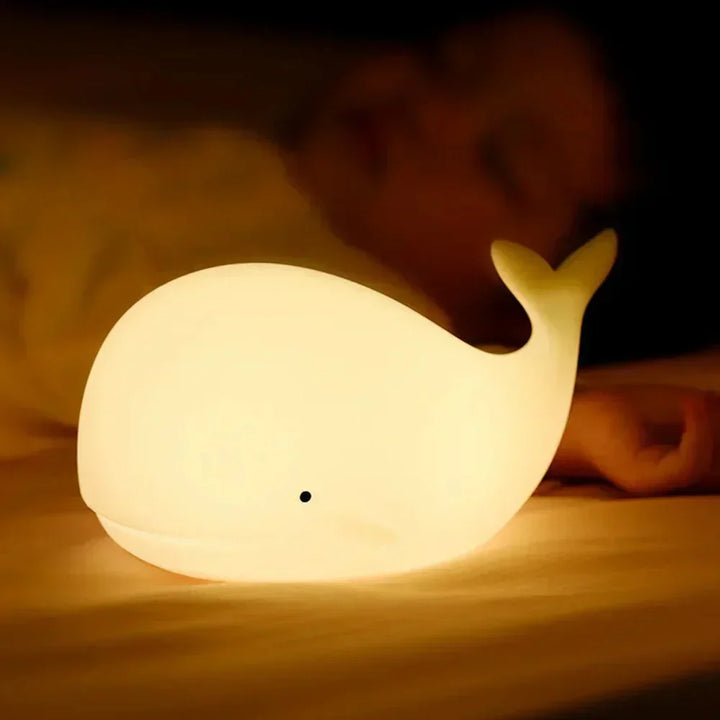 WhaleGlow – Dziecięca lampka nocna w kształcie wieloryba