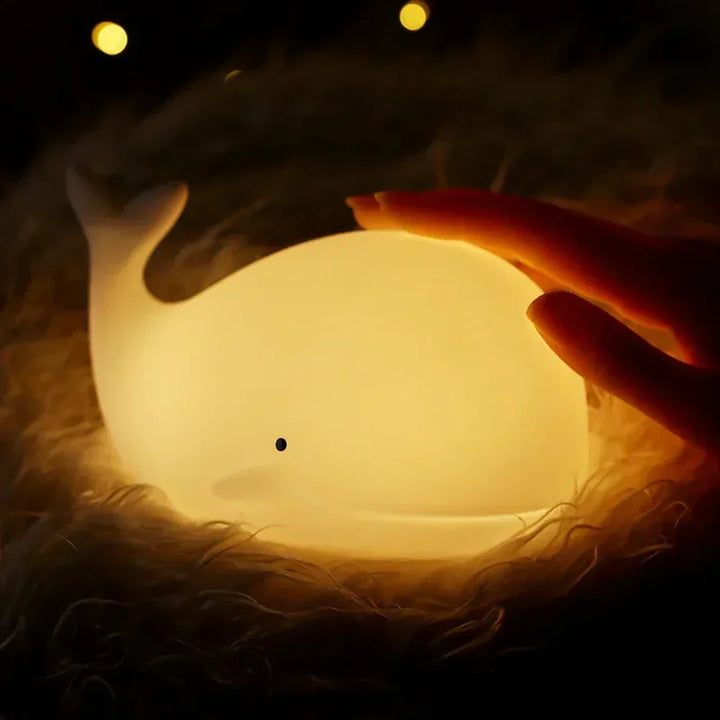 WhaleGlow – Dziecięca lampka nocna w kształcie wieloryba