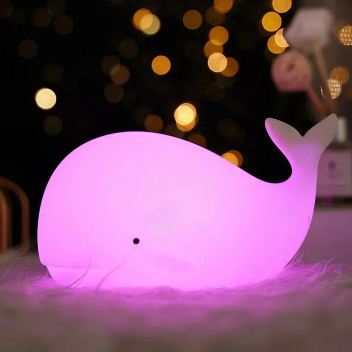 WhaleGlow – Dziecięca lampka nocna w kształcie wieloryba