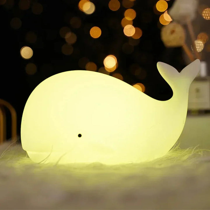 WhaleGlow – Dziecięca lampka nocna w kształcie wieloryba