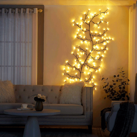 Lampki LED do Ogrodu Winnego – 144 elastyczne diody LED z 8 trybami do użytku wewnętrznego i zewnętrznego