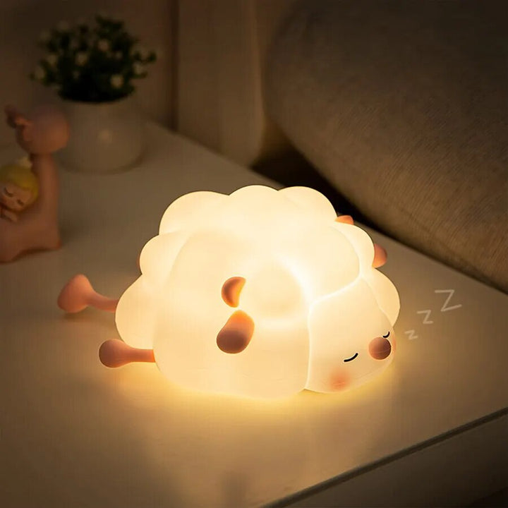 DreamGlow | Luksusowa Nocna Lampa z Czujnikiem Dotykowym – Miękka Lampa LED przy Łóżku dla Dzieci
