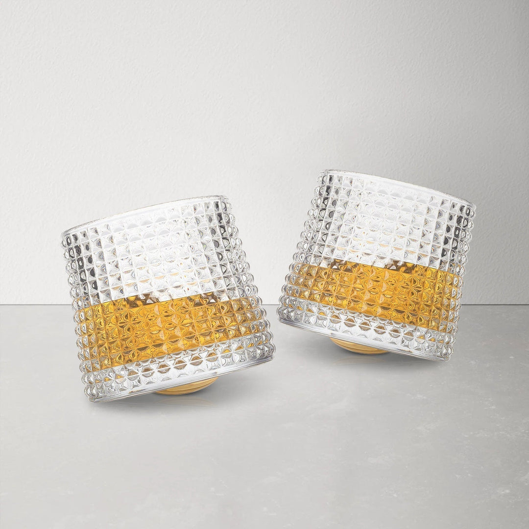 Zestaw Rotacyjnych Szklanek do Whisky