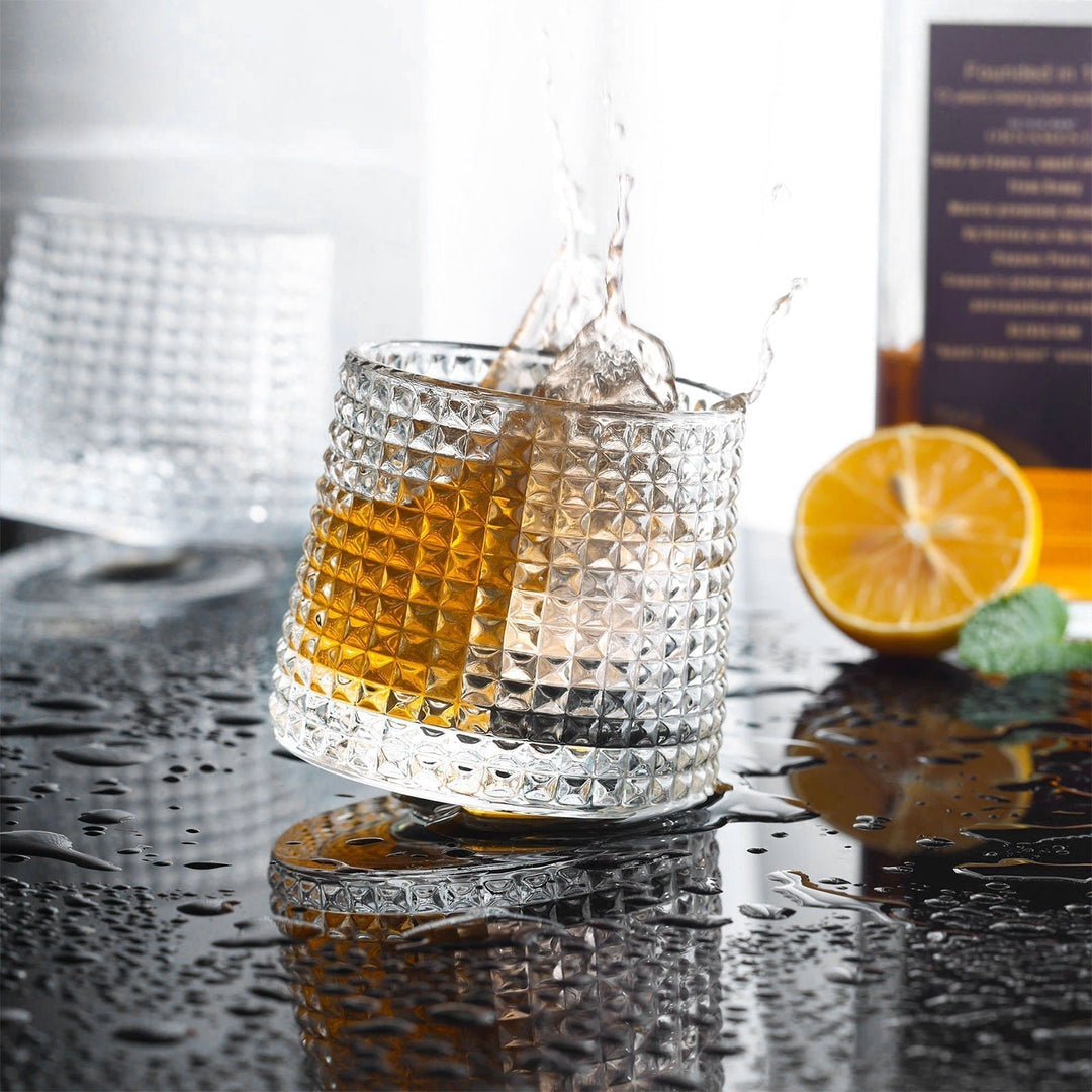 Zestaw Rotacyjnych Szklanek do Whisky
