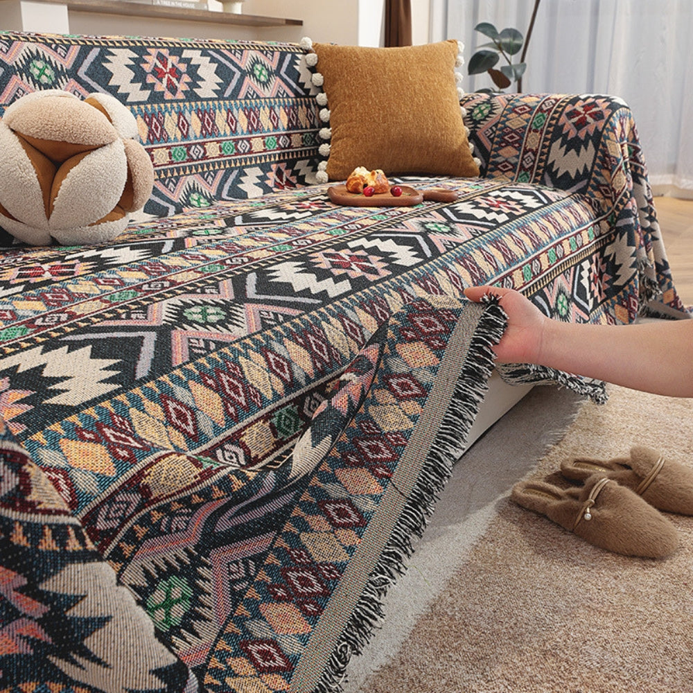 Pokrowiec na Sofę Zarela Boho Chenille