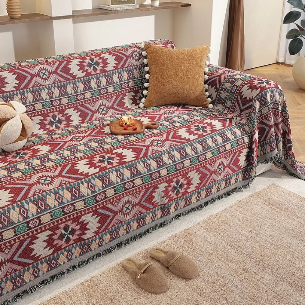 Pokrowiec na Sofę Zarela Boho Chenille