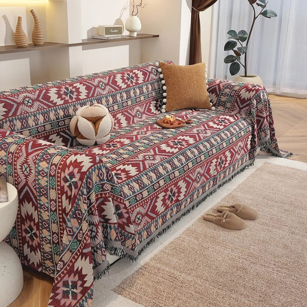 Pokrowiec na Sofę Zarela Boho Chenille