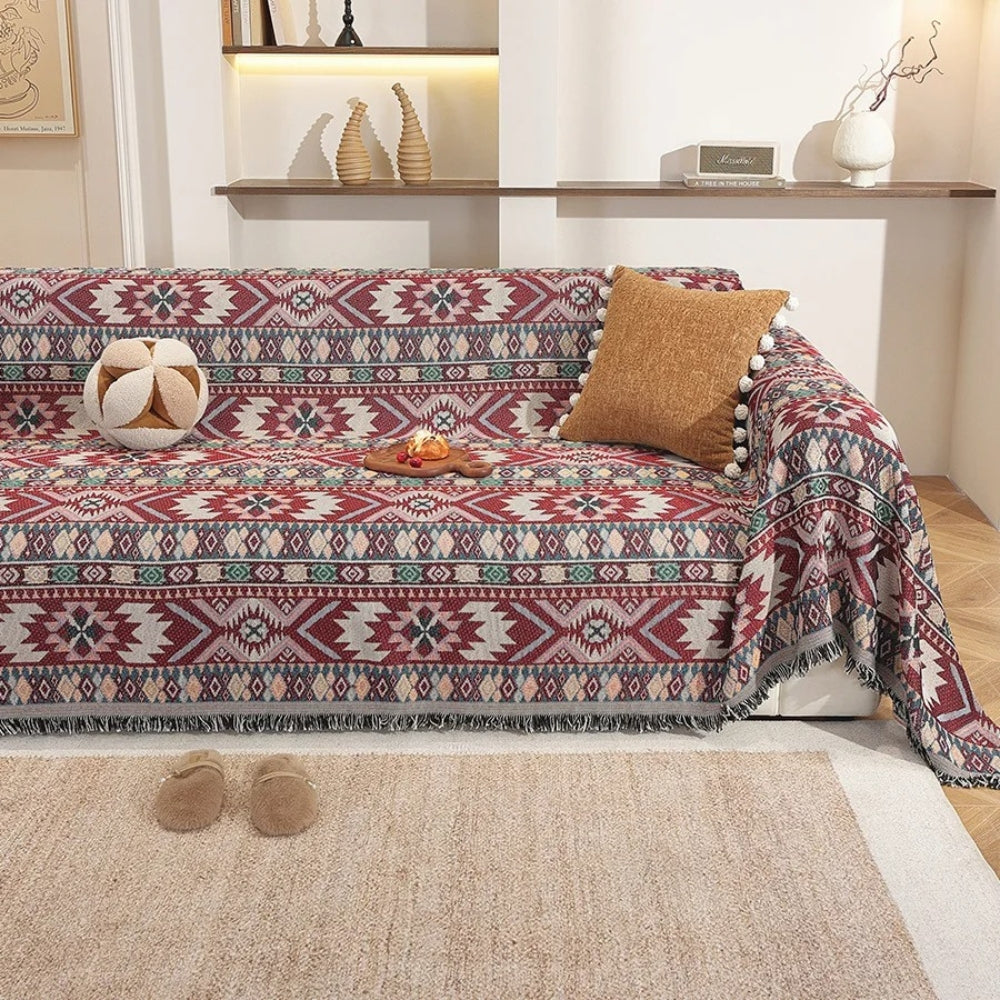 Pokrowiec na Sofę Zarela Boho Chenille