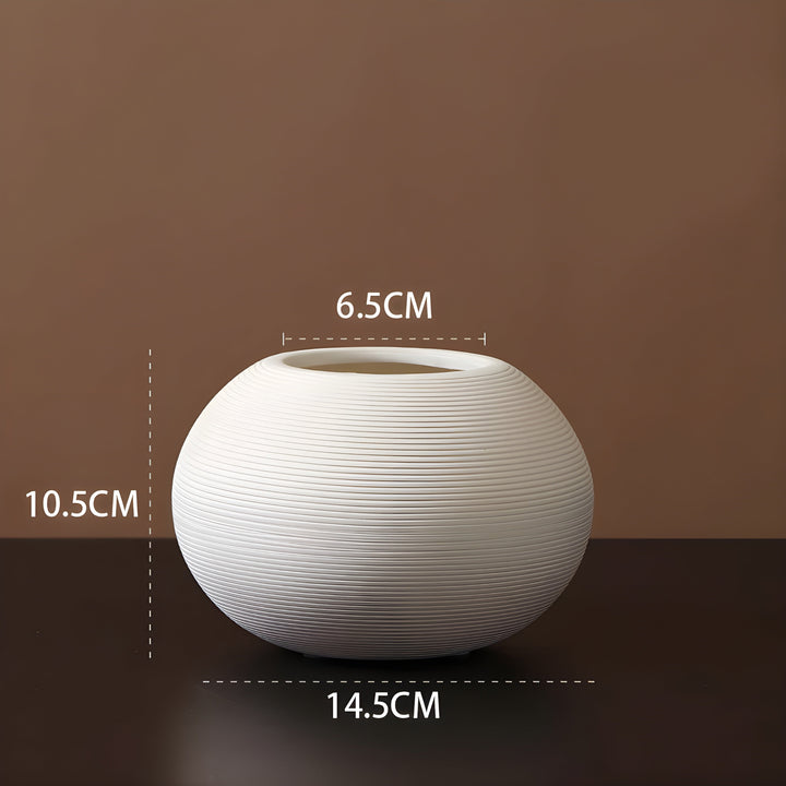 Minimalistyczny Ręcznie Wykonany Ceramiczny Wazon Zen