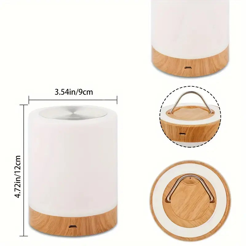 Ściemnialna LED Lampa Nocna z Nowoczesnym Designem i Zmianą Koloru