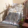 Abstrakcyjny Woven Wall Tapestry Rzucany Koc