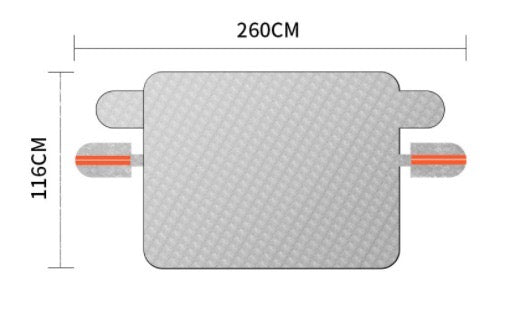 Ochrona Szyby WinterShield z Magnesem na Szybę i Lusterka