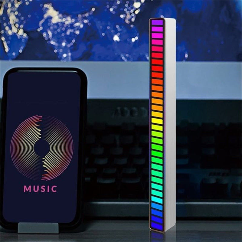 Bezprzewodowa Lampa RGB Sterowana Dźwiękiem