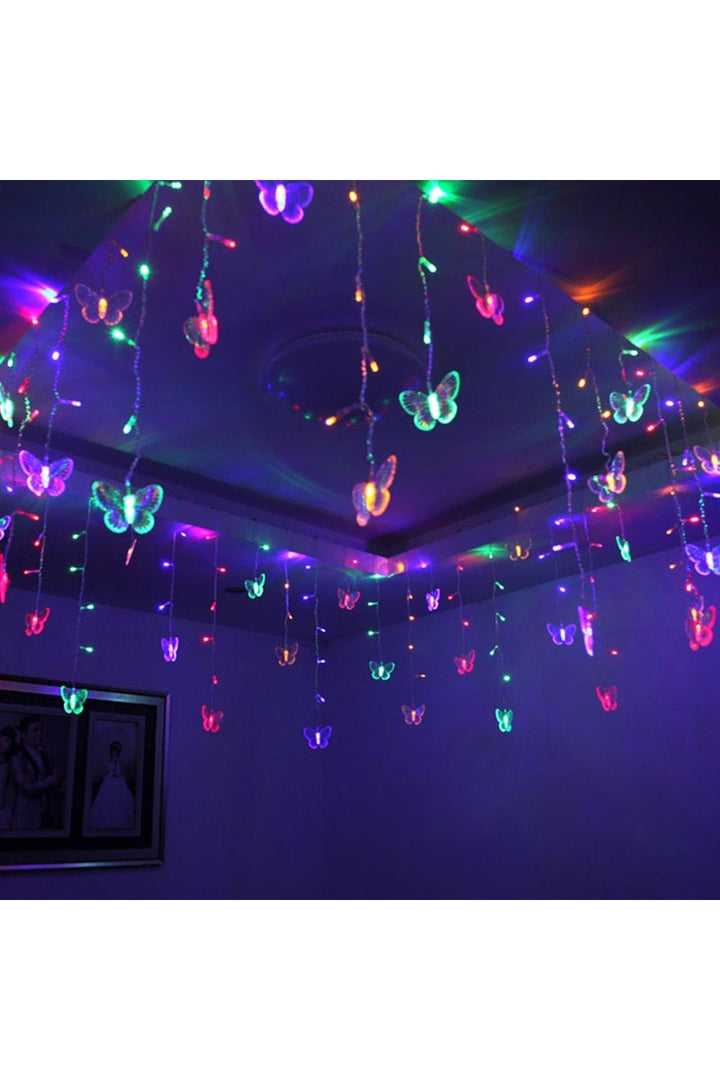 Girlanda LED z motylkami