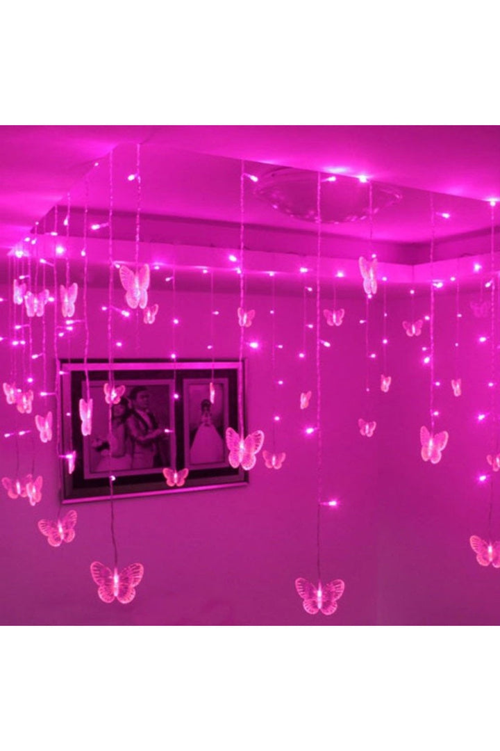 Girlanda LED z motylkami