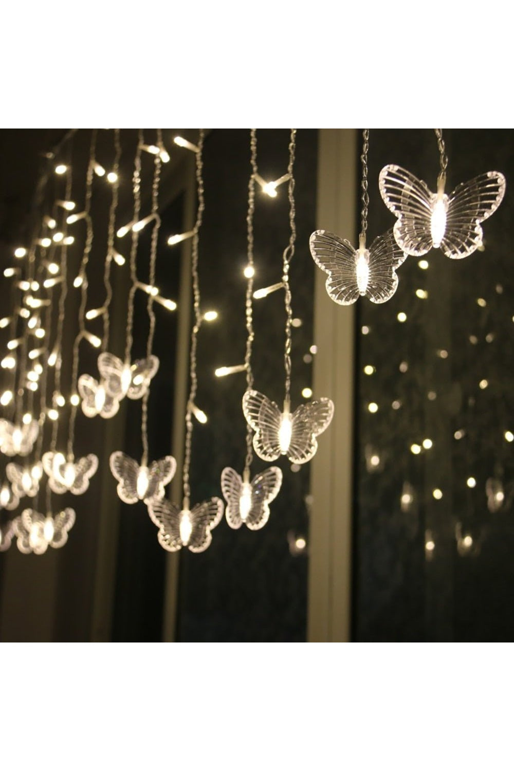 Girlanda LED z motylkami