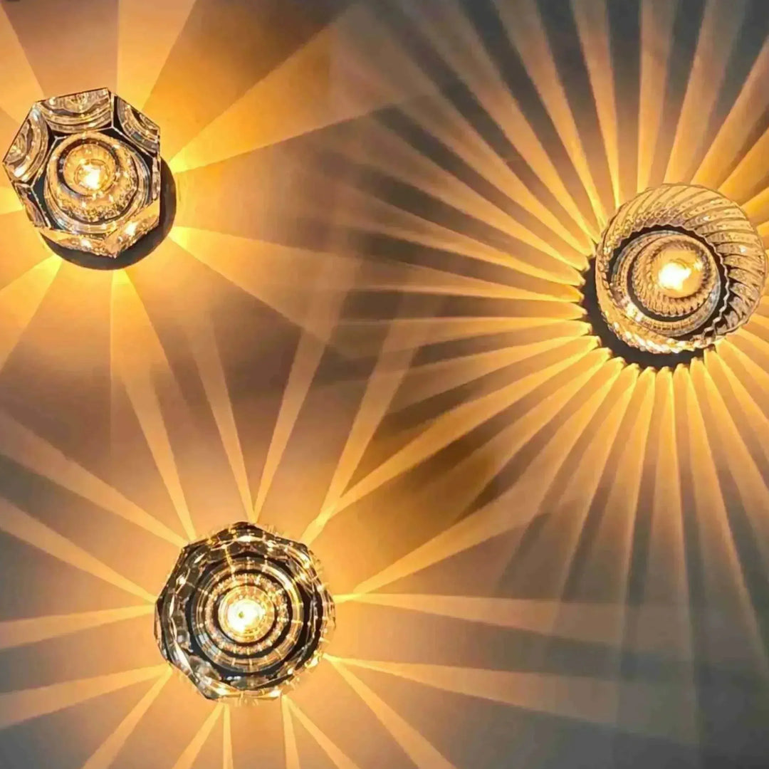 Lampa - Luksusowa Diamentowa Kryształowa Lampa LED Ładowalna
