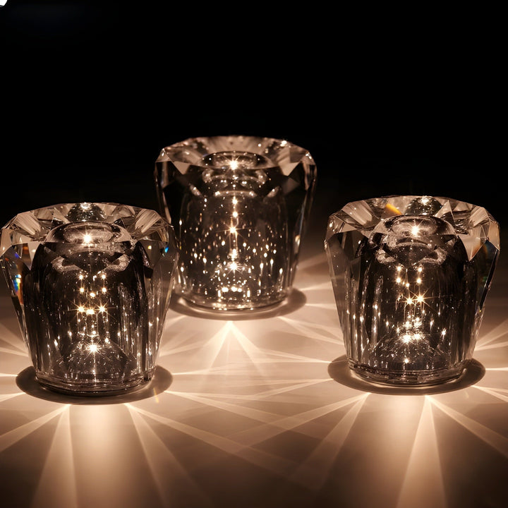 Lampa - Luksusowa Diamentowa Kryształowa Lampa LED Ładowalna