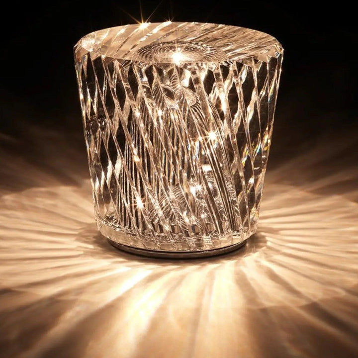 Lampa - Luksusowa Diamentowa Kryształowa Lampa LED Ładowalna