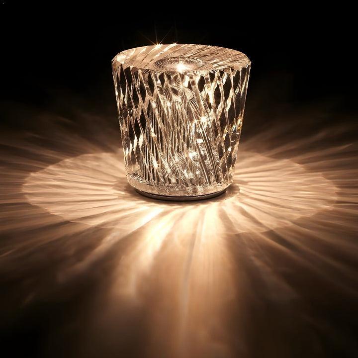 Lampa - Luksusowa Diamentowa Kryształowa Lampa LED Ładowalna