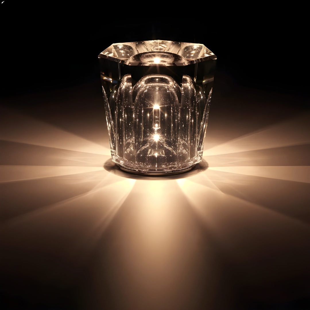 Lampa - Luksusowa Diamentowa Kryształowa Lampa LED Ładowalna