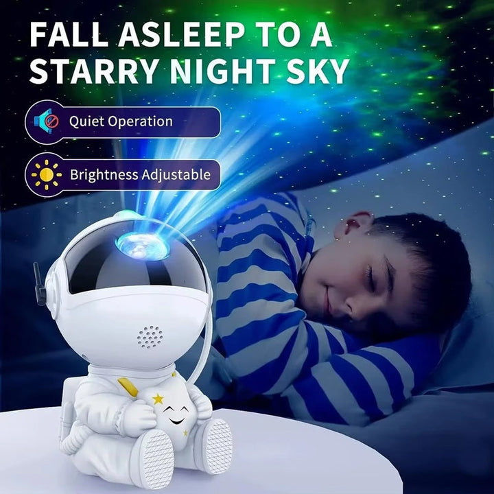 Projektor Galaktyczny Astronauta LED Nocna Lampka