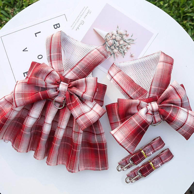 AURÉLIEN Szelki – Regulowane Szelki dla Psów z Stylowym Designem Wstążki