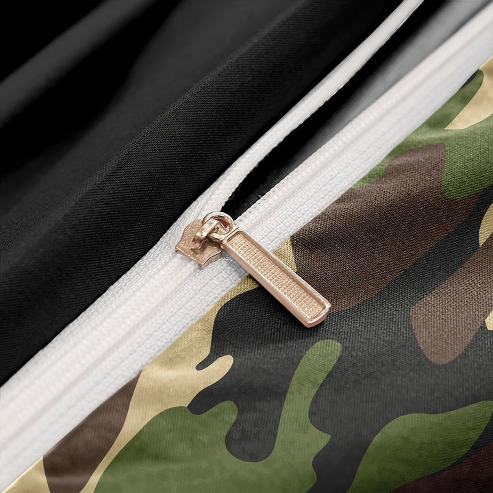 Camoflux - Elegancka Kolekcja Pościeli w Kamuflażu