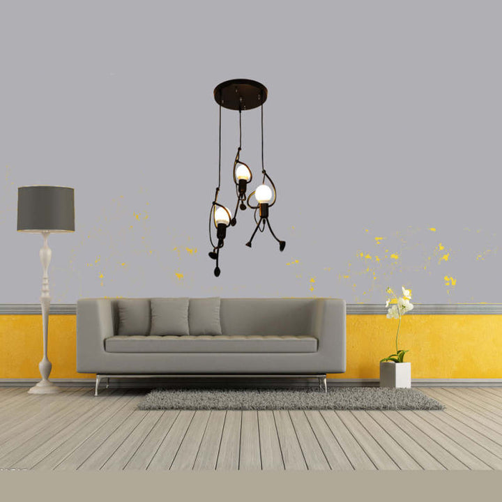 Retro Lampa Wisząca Iron Man