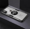 Etui na iPhone z włókna węglowego z magnetycznym pierścieniem