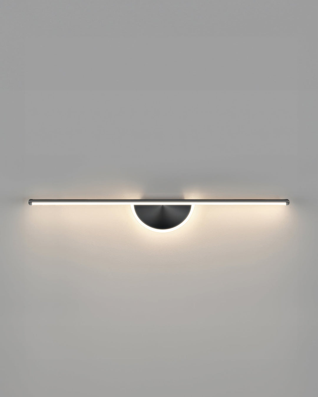 Nowoczesna Lampa Ścienna z Drewnianym Łukiem