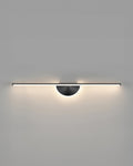 Nowoczesna Lampa Ścienna z Drewnianym Łukiem