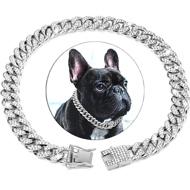 BlingPaws • Złoty łańcuszek dla psa