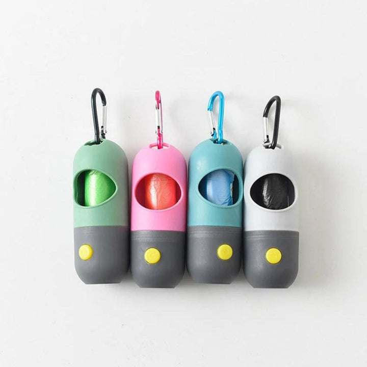 BrightPaws • Dyspenser na woreczki na psie odchody z LED